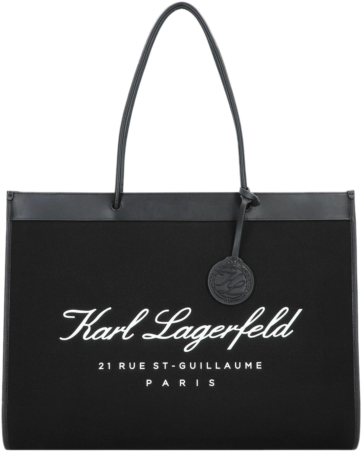 Buy Karl Lagerfeld Signature light blue leather shoulder bag Online at  desertcartINDIA