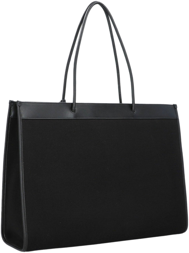 Karl Lagerfeld Hotel EW Frauen Baumwolle Tote Tasche Schwarz