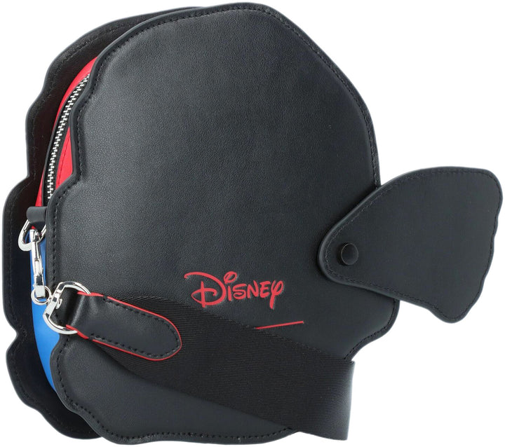 Karl Lagerfeld KL X Disney Borsa a tracolla in pelle Donald Duck da donna in nero