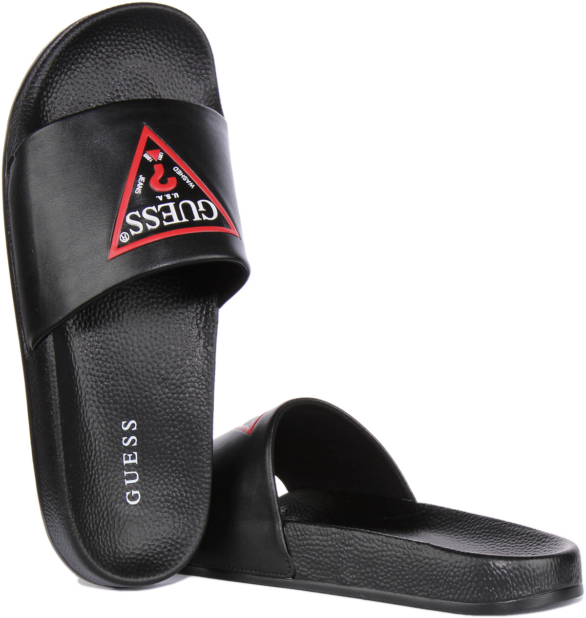 Guess store slides black