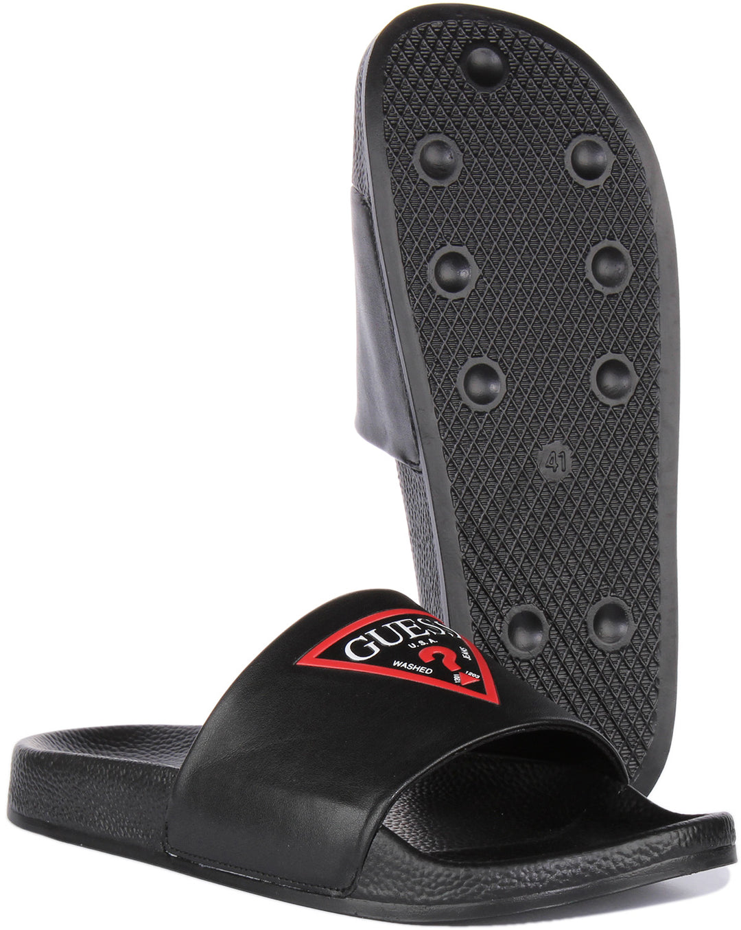 Guess slippers men's Clearance