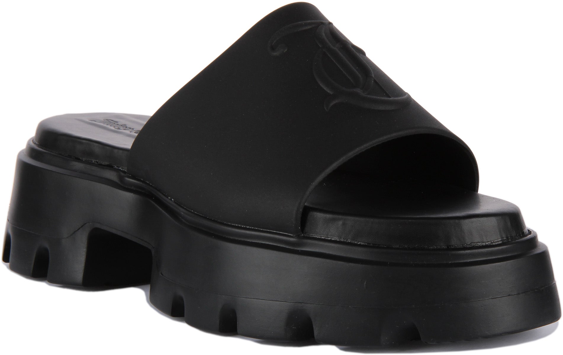 Juicy Couture Baby Track In Black For Women Heeled Platform