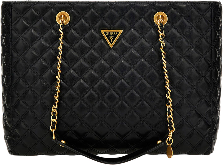 Guess Guilly Quilted Handbag In Black For Women