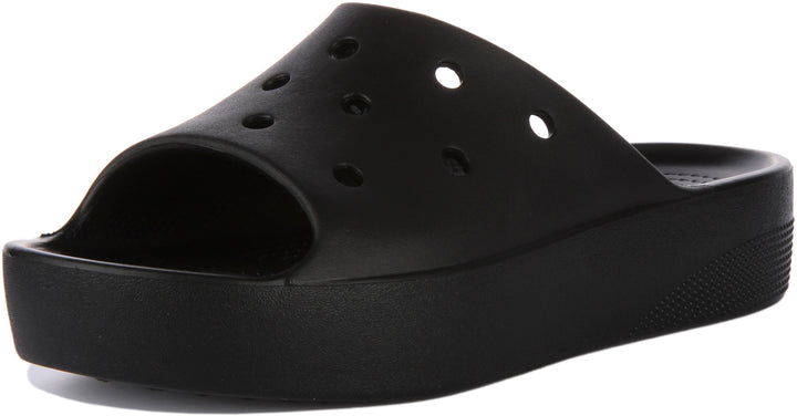 Crocs Classic Platform Sandale pour femmes en noir