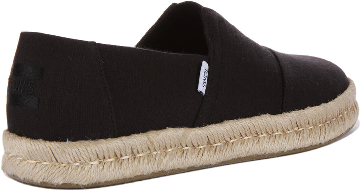 Toms Alp Rope 2.0 In Black For Men