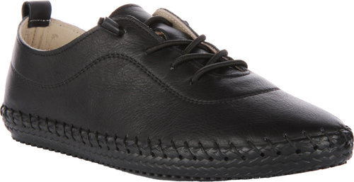 Justinreess England Lexi Comfort Shoes In Black For Women
