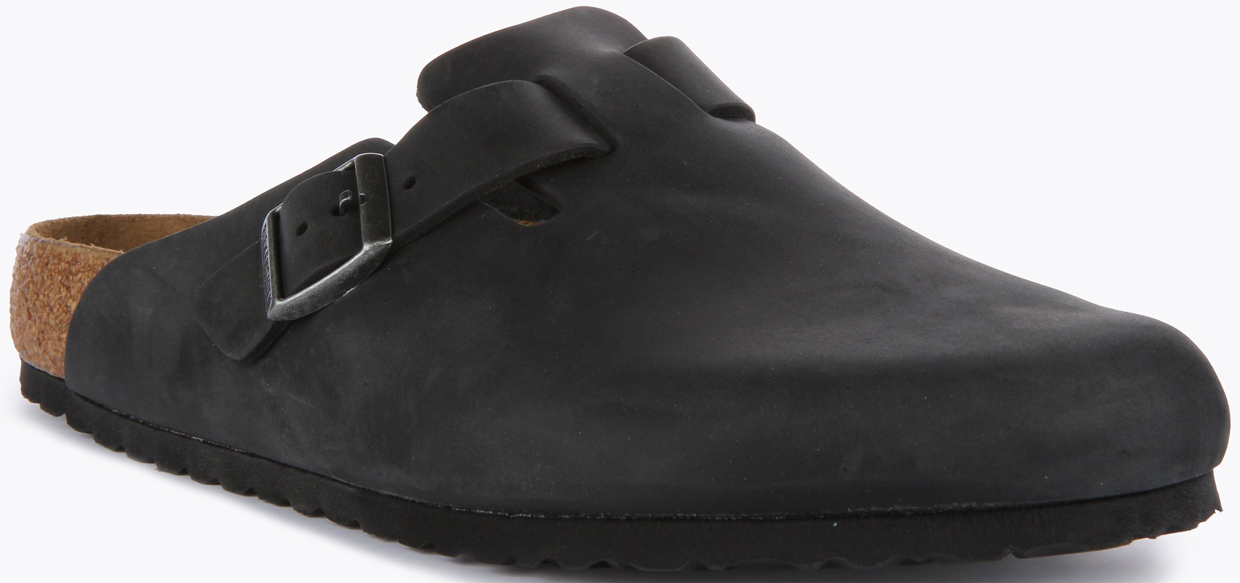 Birkenstock Boston BS In Black Regular Fit Closed Toe Clog