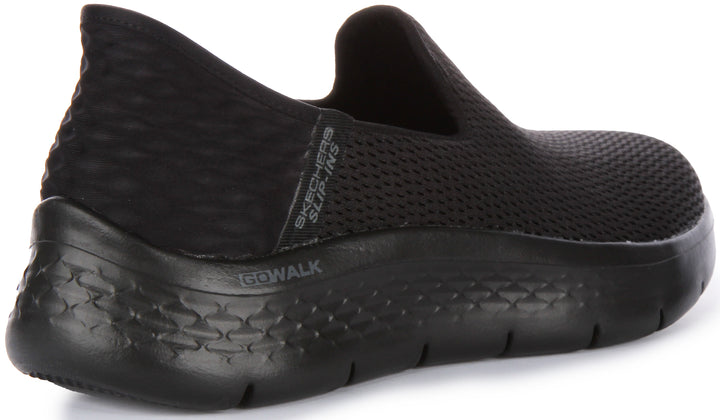 Skechers Hands Free Slip Ins Go Walk Flex Relish Baskets en maille pour femmes en noir