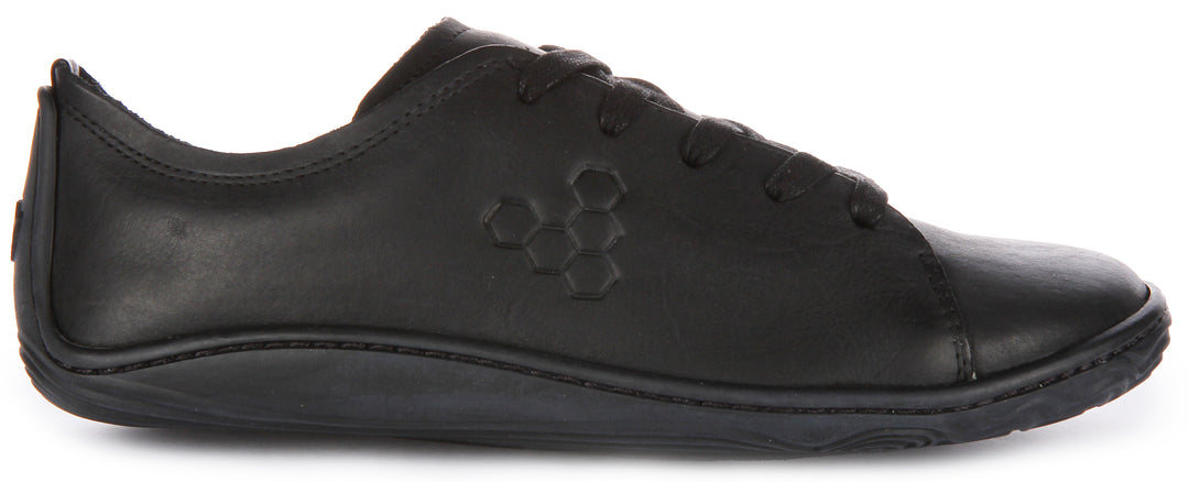 Vivobarefoot Addis Black For Men  Thin Sole Natural Movement Shoes –  4feetshoes