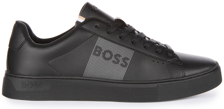 Boss Rhys Tenn PPR N Scarpe da ginnastica sintetiche allacciate da uomo in nero