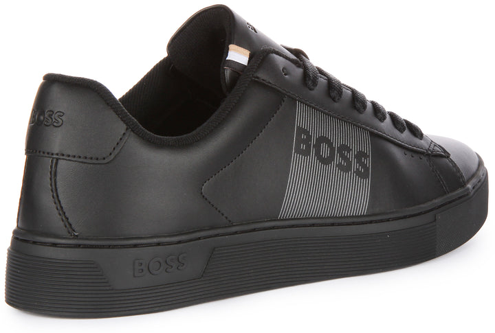 Boss Rhys Tenn PPR N Zapatillas sinteticas con cordones para hombre en negro