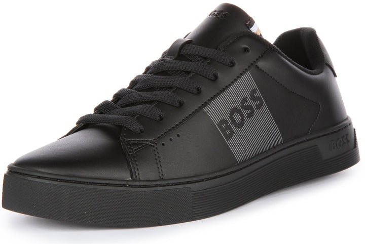 Boss Rhys Tenn PPR N Zapatillas sinteticas con cordones para hombre en negro