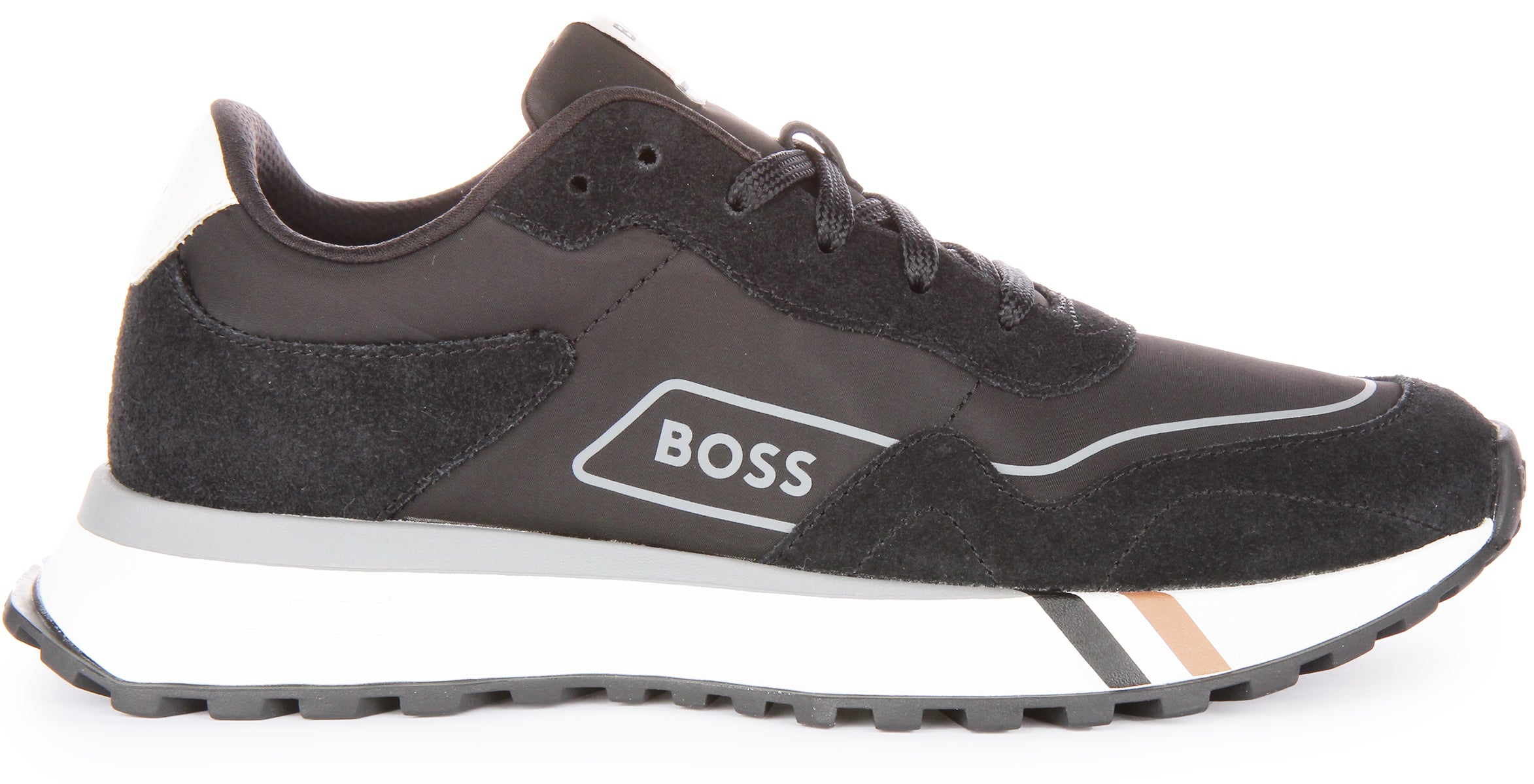 Boss Jonah Runner Sdtx In Black For Men | Hugo Boss Lace up