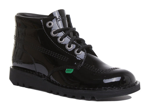 Kickers Kickers Kick Hi In Black Patent in Adults