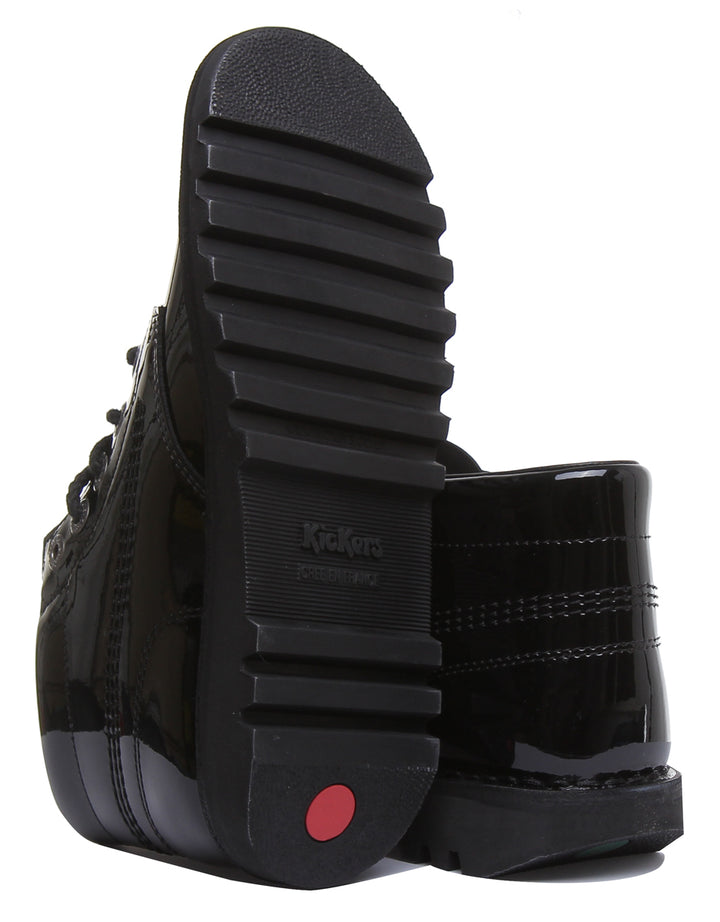 Kickers Kickers Kick Hi In Black Patent in Adults