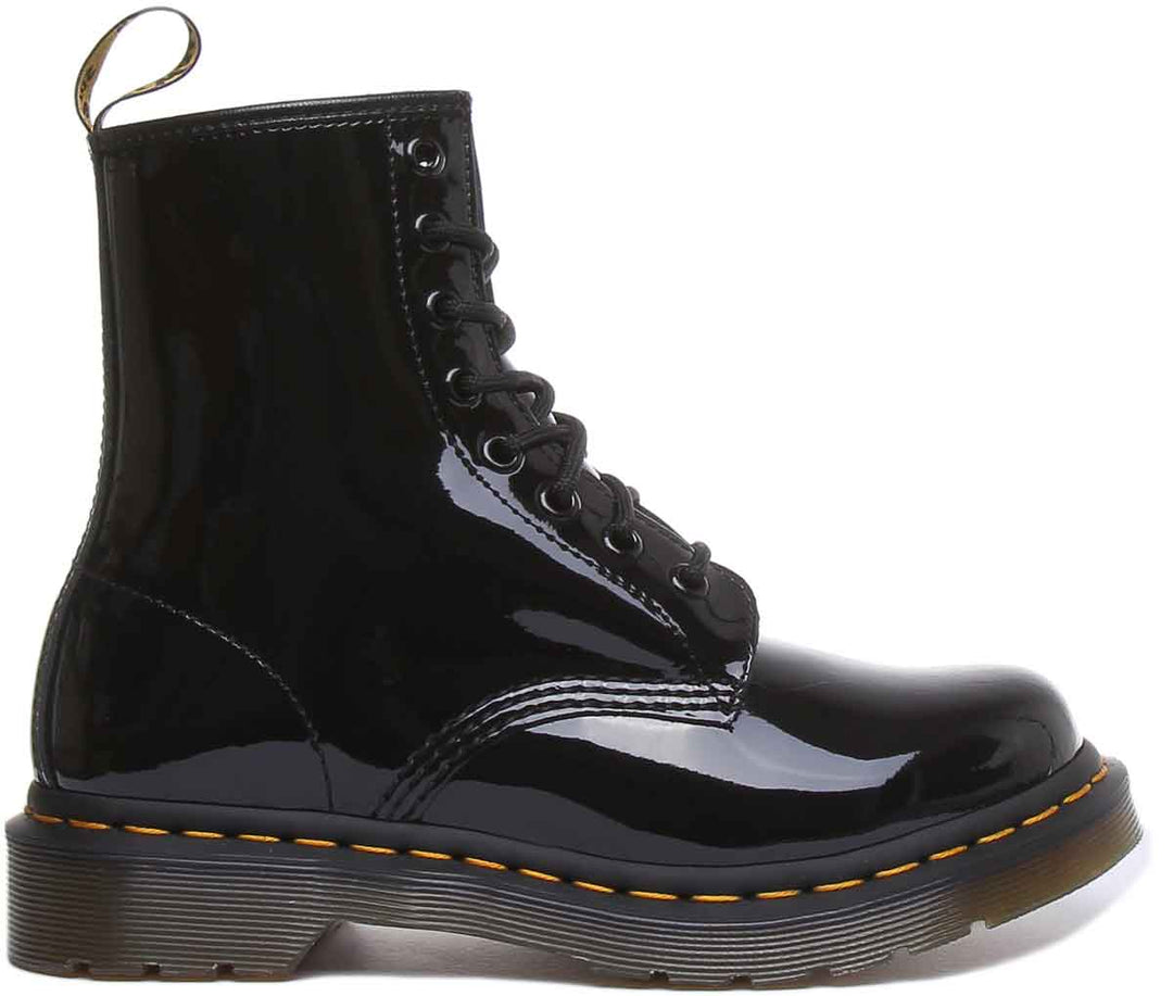 Dr Martens 1460 Patent In Black Patent