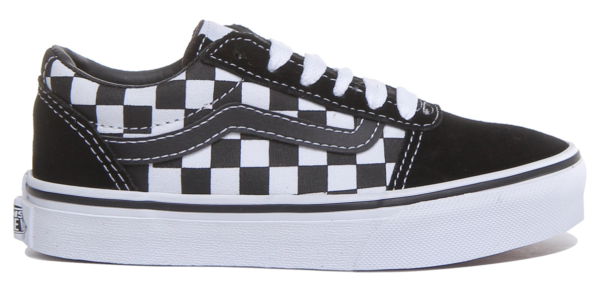 Vans old skool outlet checkerboard kids