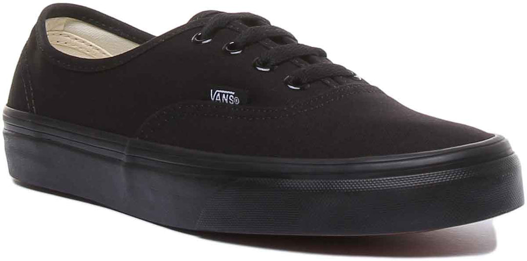 Vans Authentic Plain Black Vans Womens Top Plain Colored Vans