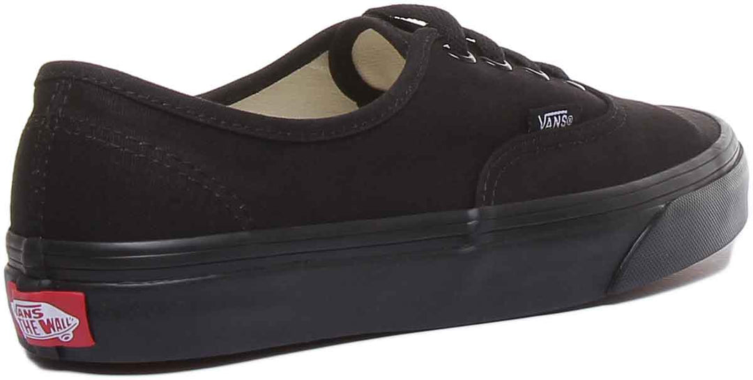 Vans Classic Authentic In Black Black For Women Vans Canvas