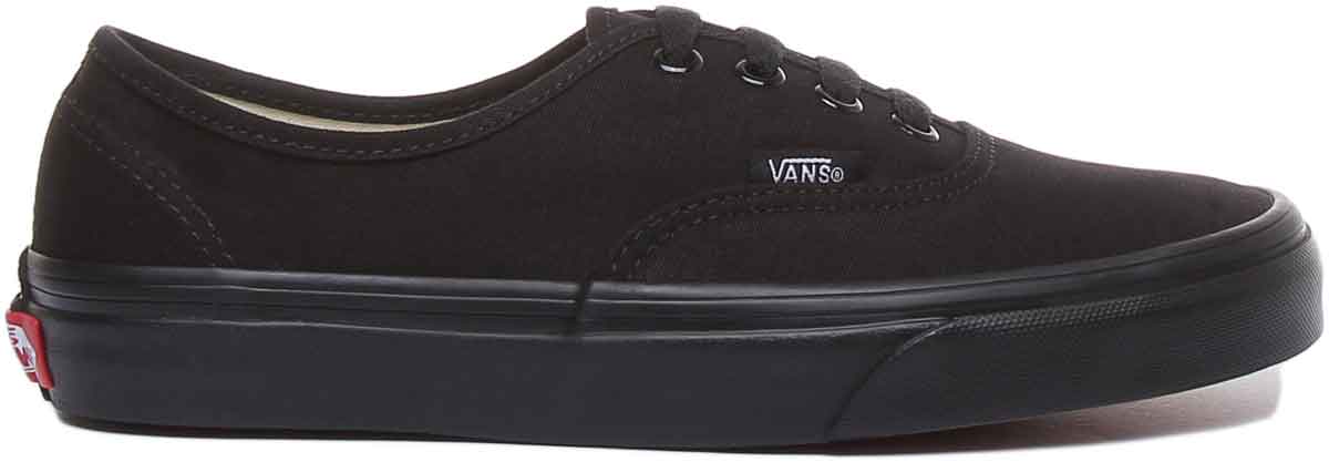 Vans authentic best sale total black