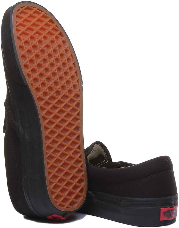 Vans Classic Classic Slipon In Black Black For Men