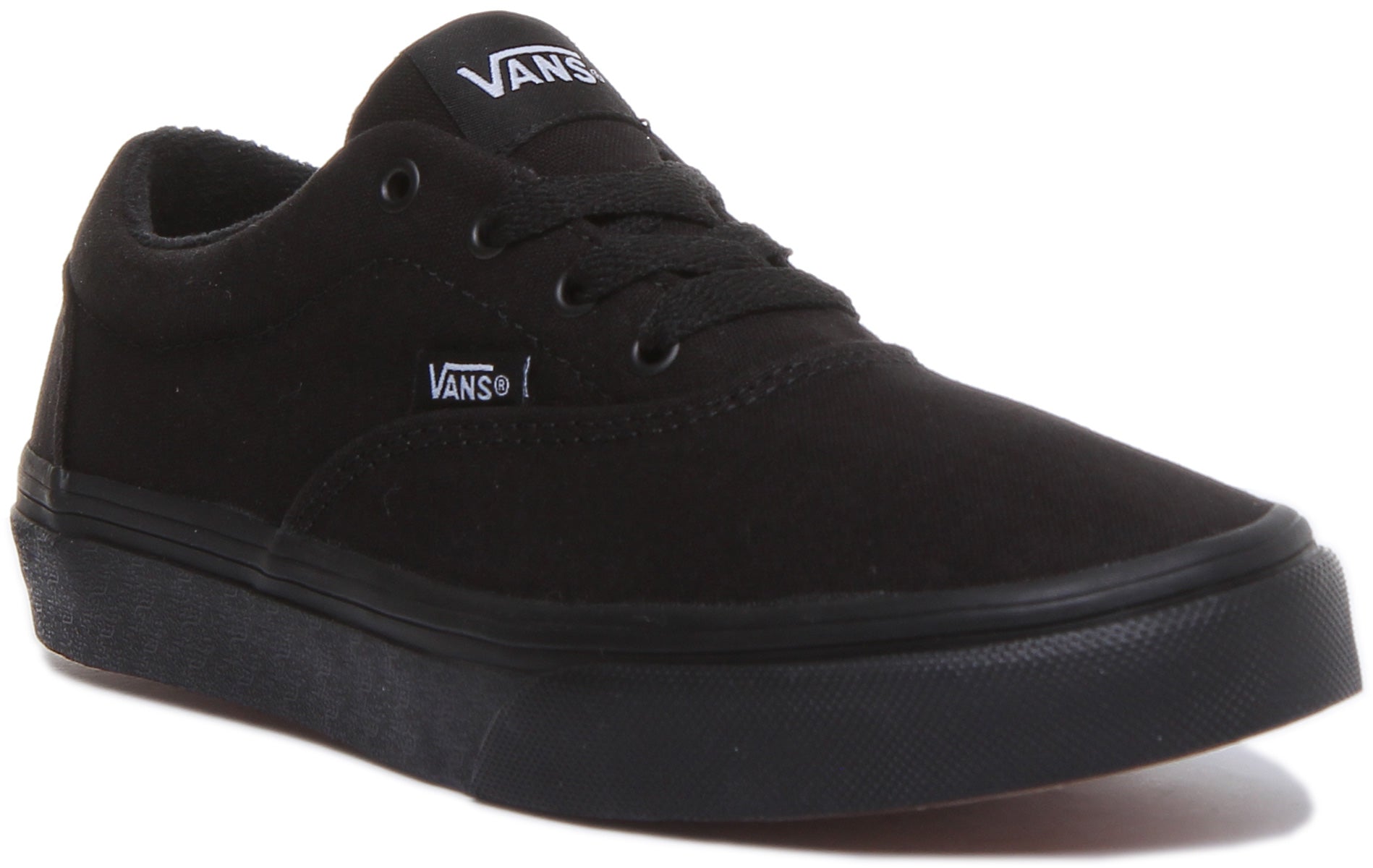 Vans black store for kids