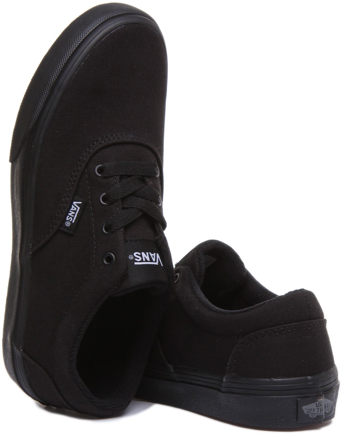 Vans shoes sale plain black