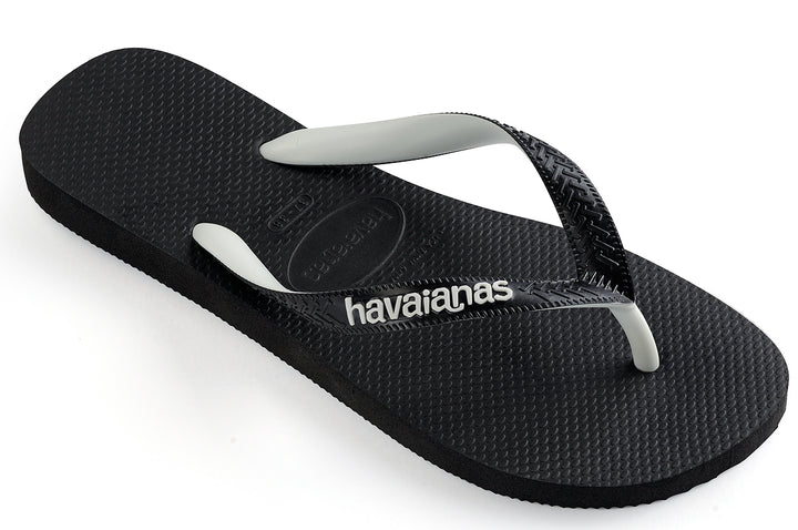 Havaianas Top Mix In Black White Strap