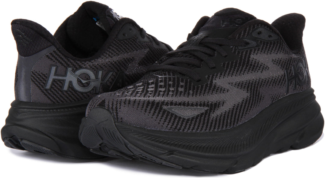 Hoka W Clifton 9 In Black Black For Women