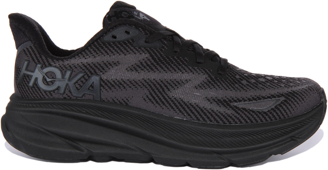 Hoka M Clifton 9 In Black Black For Men