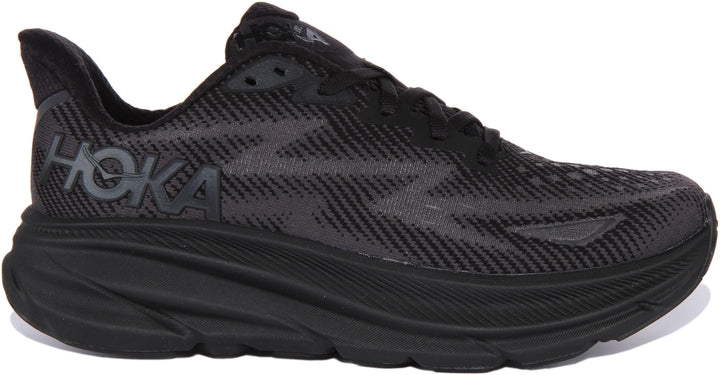 Hoka M Clifton 9 In Black Black For Men