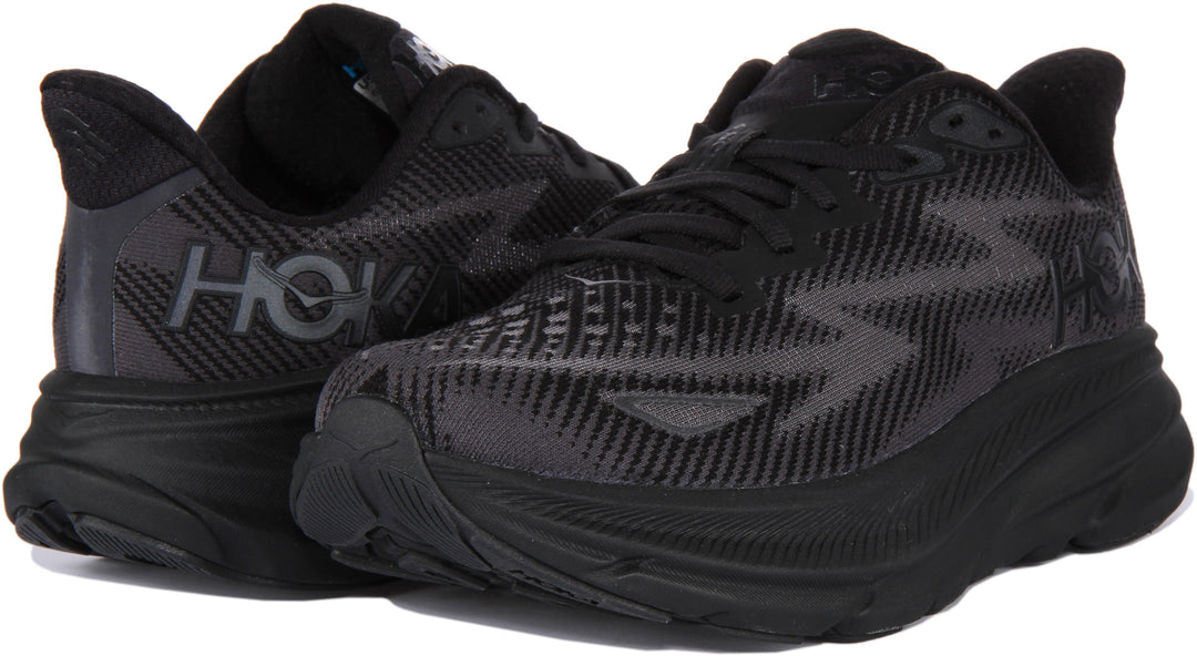 Hoka M Clifton 9 In Black Black For Men