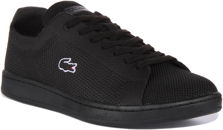 Lacoste Carnaby Piquee In Black Black For Men