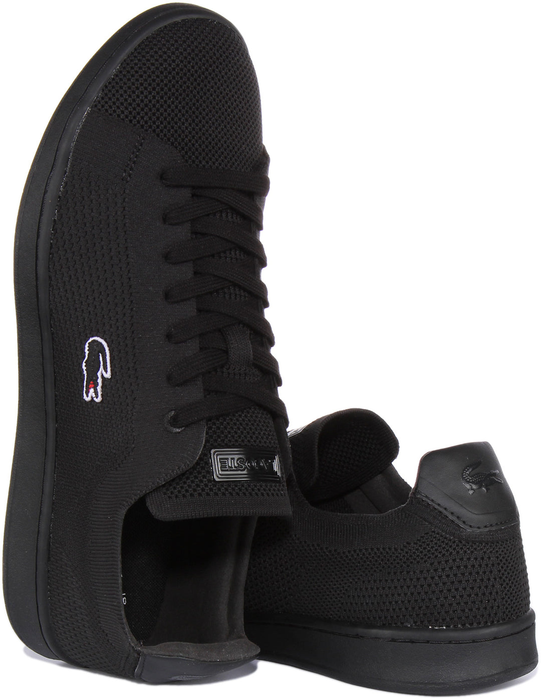 Lacoste Carnaby Piquee In Black Black For Men