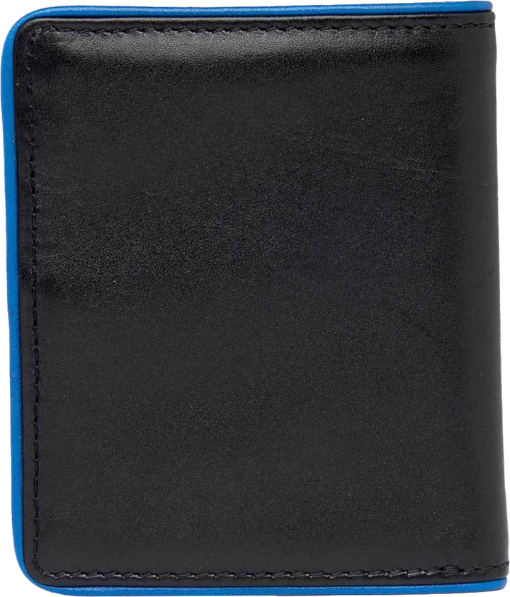 Replay Verticle Card Holder In Black Blue For Men