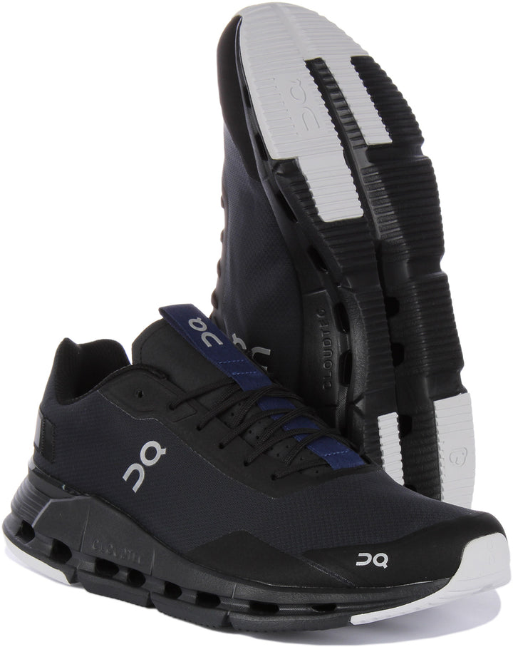 On Running Cloudnova Form In Black Blue For Men