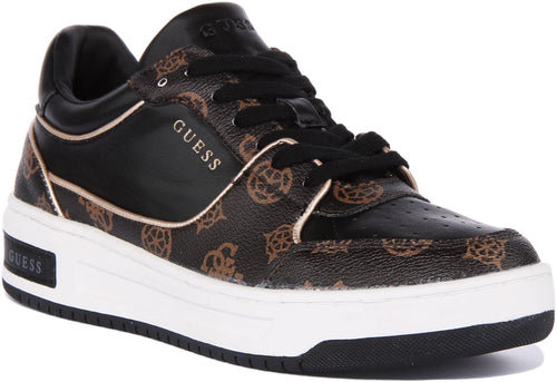 Guess Tokyo 4G In Black Brown For Women