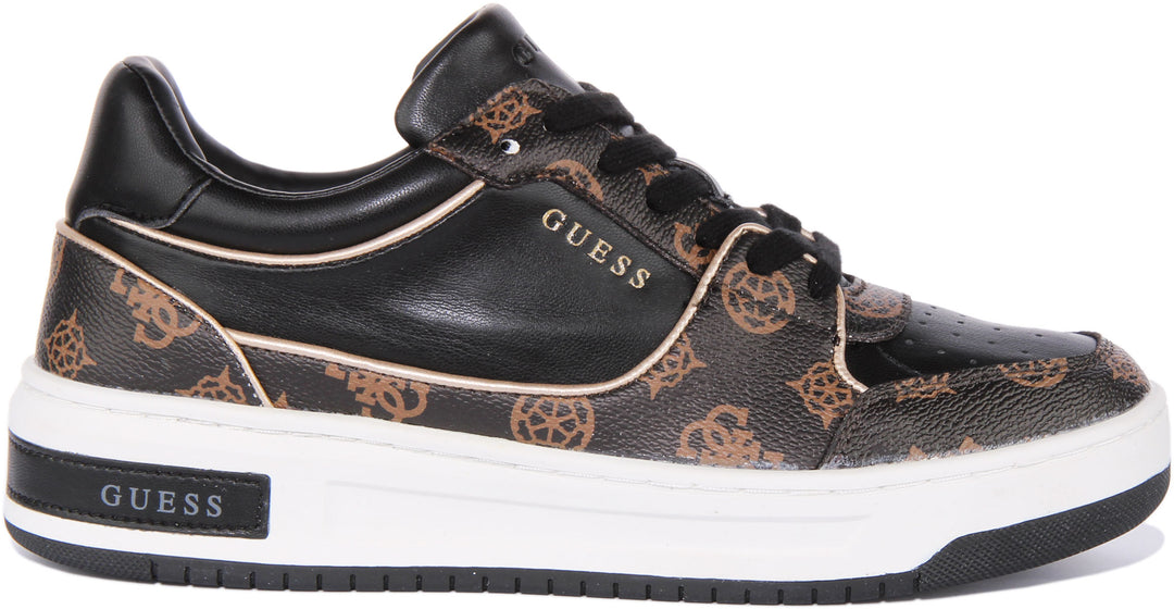Guess Tokyo 4G In Black Brown For Women