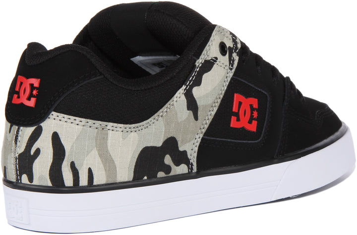 Dc Shoes Pure In Black Camo For Men