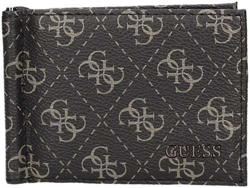 Guess Vezzola Money Clip Card Case In Brown For Men – 4feetshoes