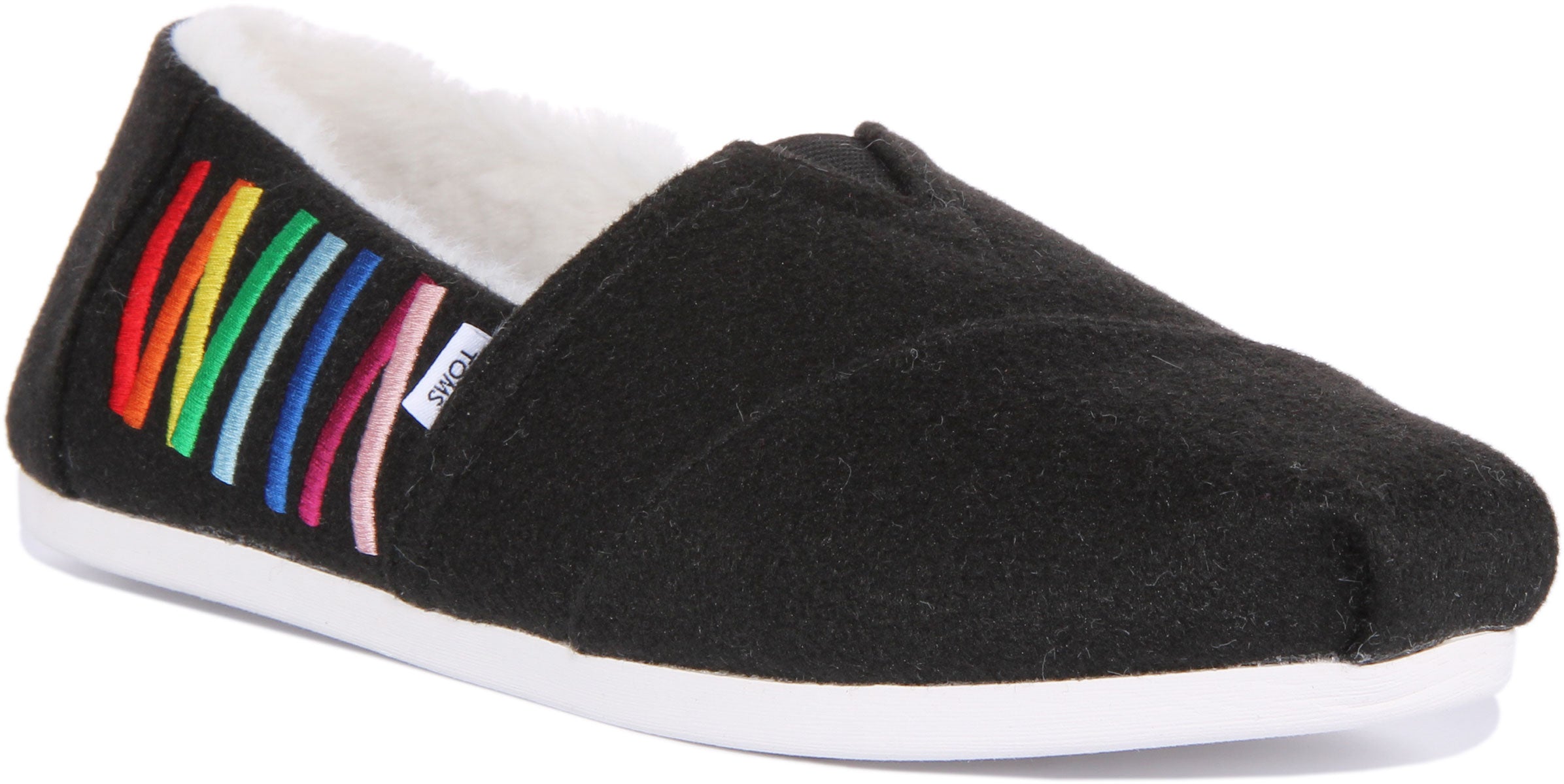 Toms hot sale lined shoes