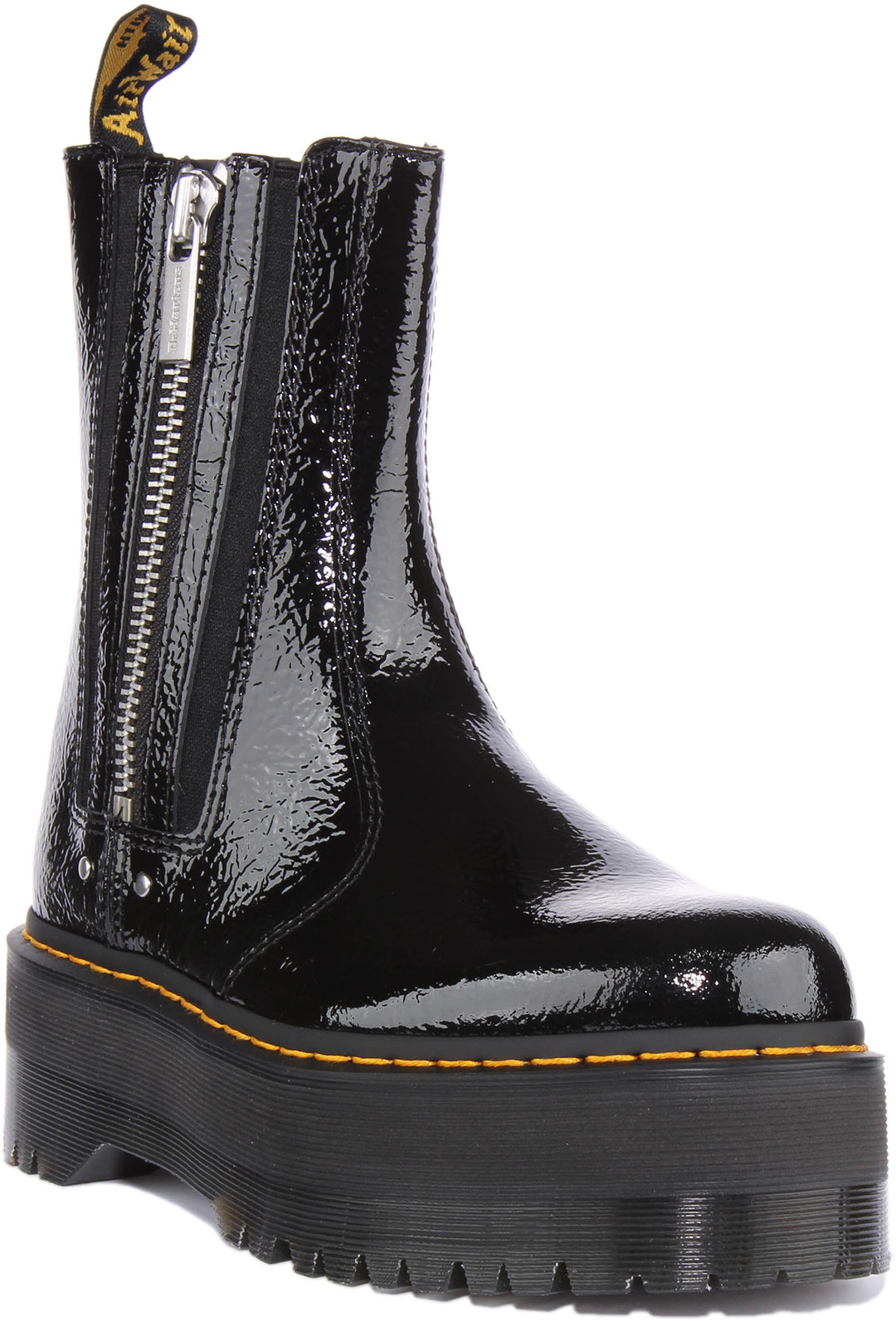 Martens 2976 Max In Black Patent for Women Bota de