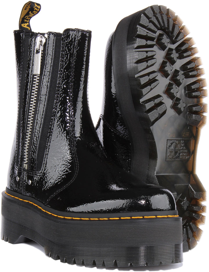 Dr Martens 2976 Max In Black Patent For Women