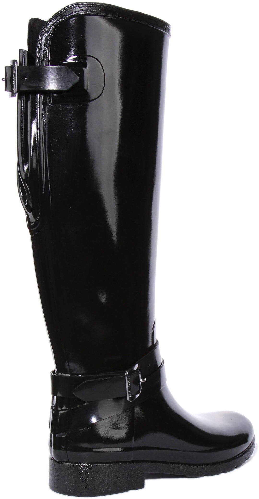 Hunter Refined Tall In Black Patent For Women