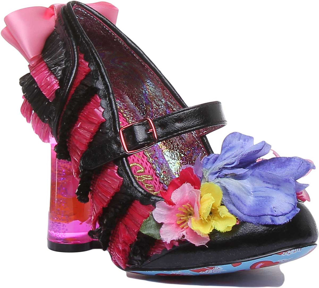 Irregular Choice Amore In Black Pink – 4feetshoes