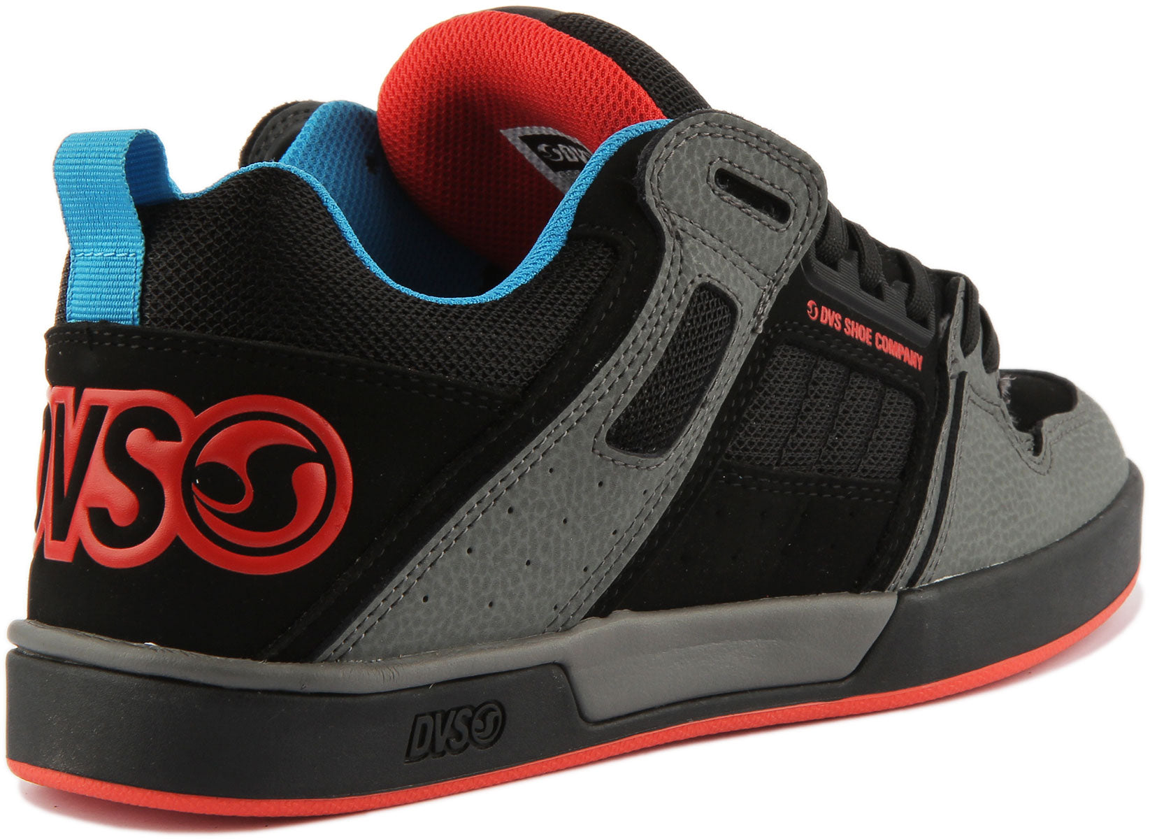 DVS Comanche 2.0 In Black Red Mens Lace up Skate Trainers