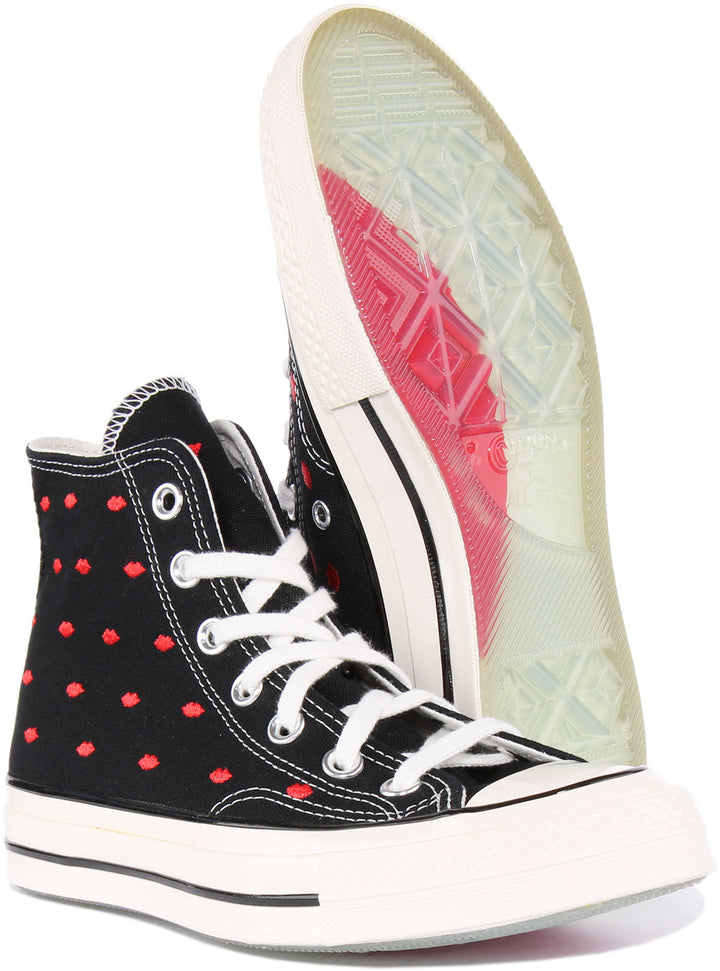 Converse Chuck 70 Lips A01600C In Black Red For Women