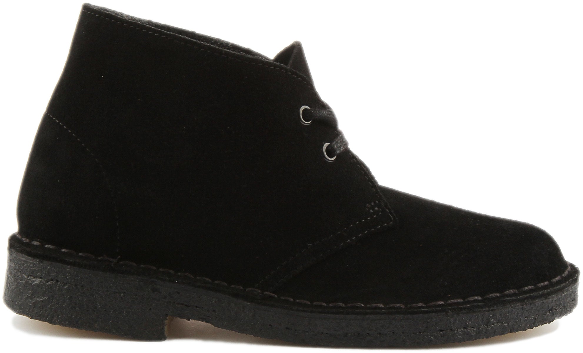 Clarks originals desert boot on sale black smooth leather