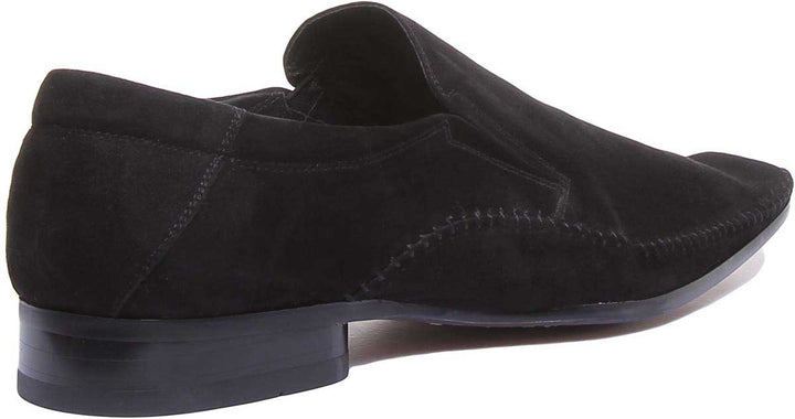 Unbranded A25-181 In Black Suede For Men