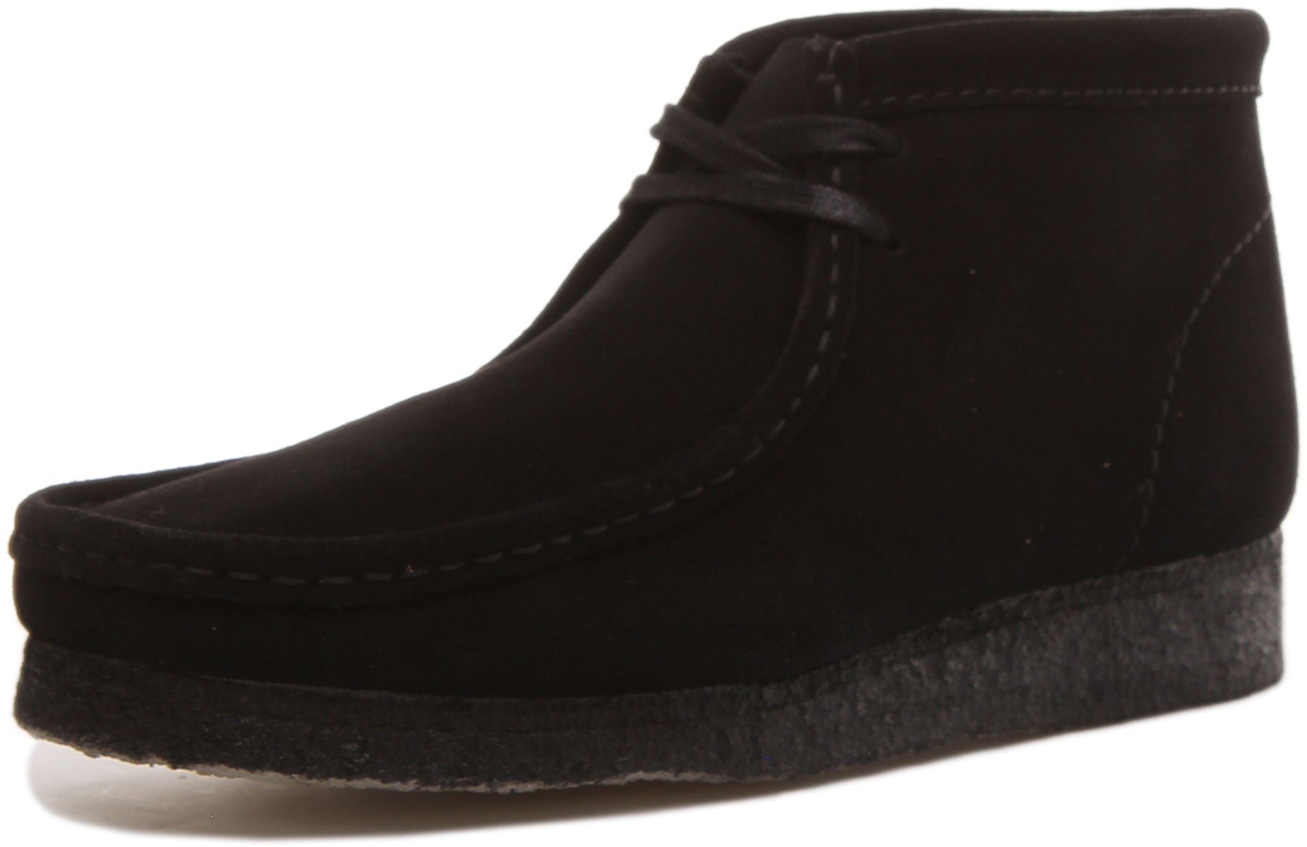 Clarks wallabees 2025 black mens